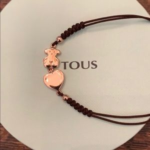 TOUS Rose Vermeil Sweet Doll and Heart Bracelet